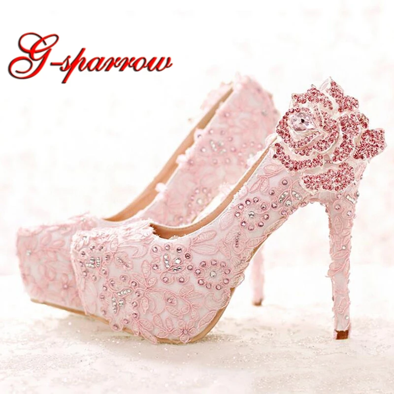 Pink princess heels Clearance