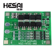 3S 25A литий-ионная 18650 BMS PCM плата защиты батареи с балансом для литий-ионного Lipo аккумулятор