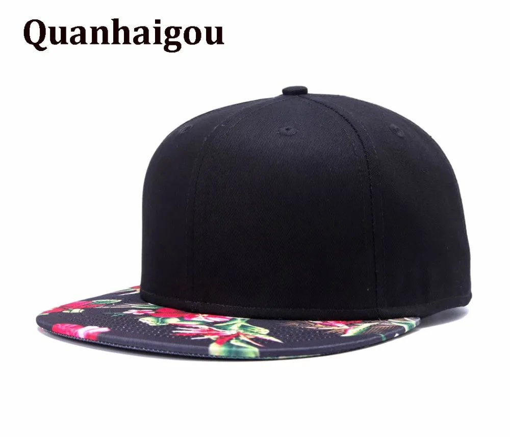 Премиум Цветочные Гавайские весенне-Летние Осенние регулируемые бейсболки для мужчин и женщин 2 тона хип-хоп плоские Бейсбольные кепки
