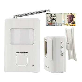 

PIR Doorbell Wireless Infrared Movement Entry Bell Portable Door Bell Welcome Alarm Chime Motion Sensor Detector [NF] FC