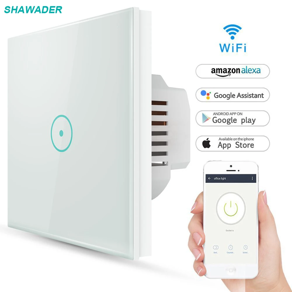 Дистанционный переключатель освещения Wifi умная работа с Amazon Alexa Google Home