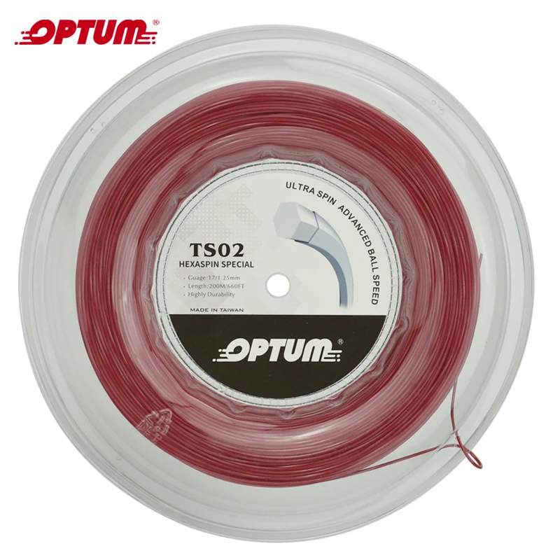 Optum hexraspin especial 1.25mm hexagonal tennis string