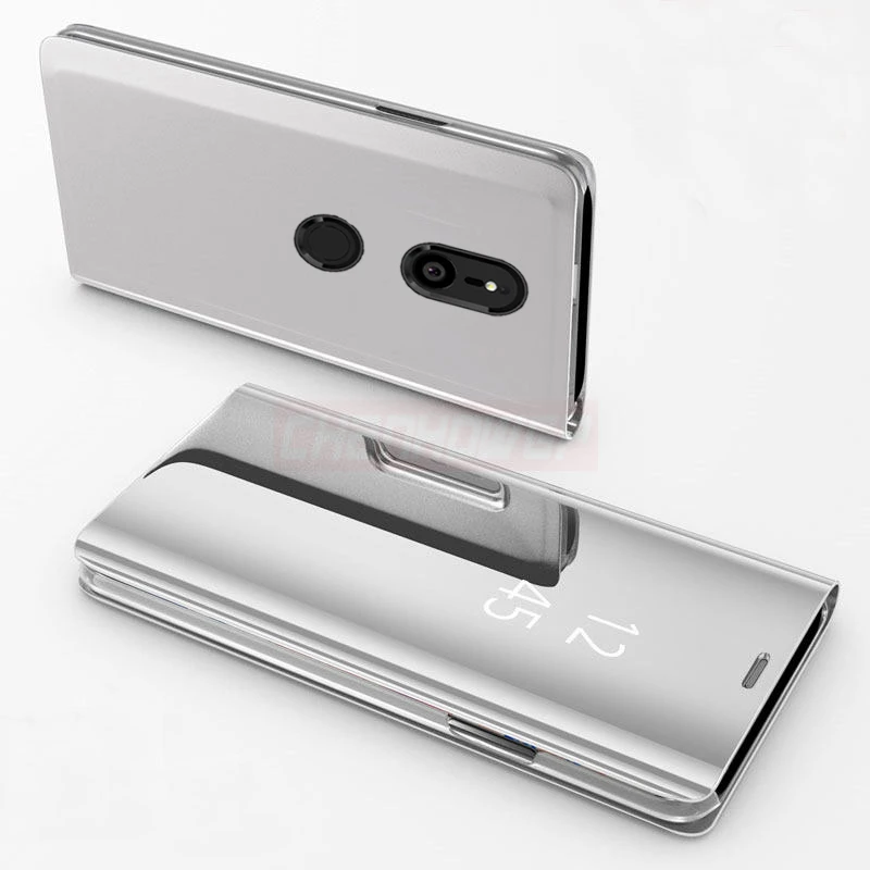 Smart Mirror Clear View Case For Sony Xperia XZ3 xz3 Kickstand Flip Leather Cases For Sony Xpeira XZ 3 x z3 Cover Funda Coque 08