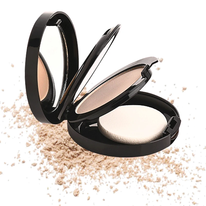 

Double Layer Setting Powder Natural Face Powder Foundations Oil-control Brighten Concealer Whitening Makeup Pressed Powder