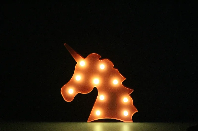 

TONGER 3D Creative Novelty Unicorn Tunnel Lamps Night Lamp Christmas holiday birthday Gifts