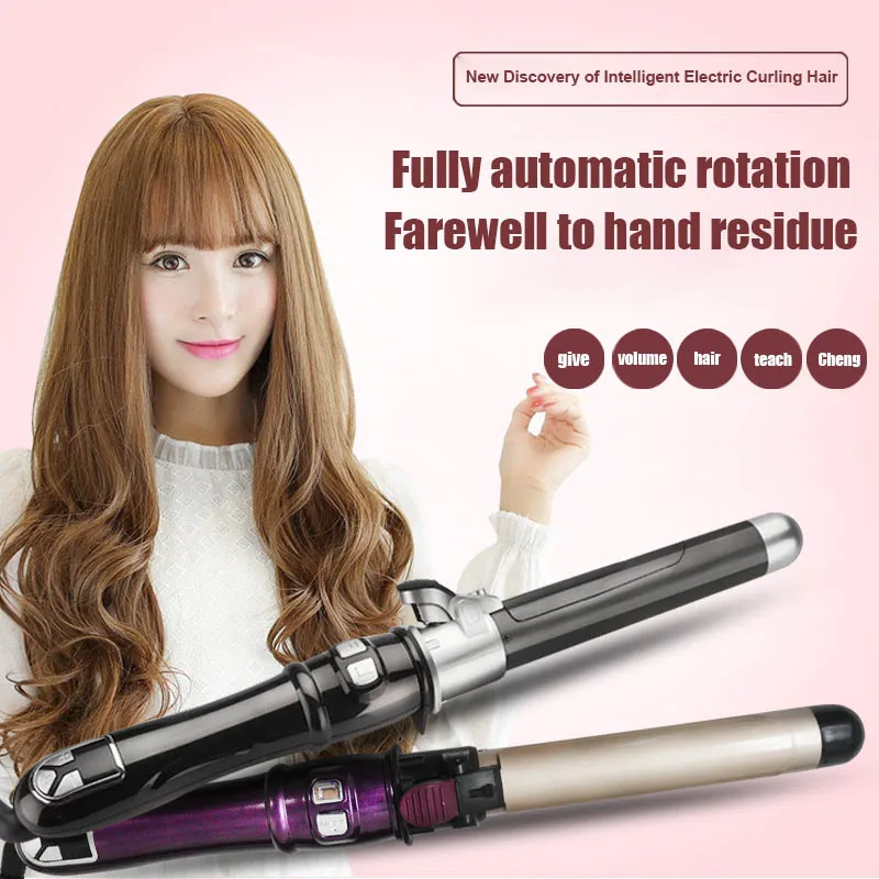 

Professional Auto Rotating Curling Iron Hair Curler Wand Hair Styling Tool MSI-19