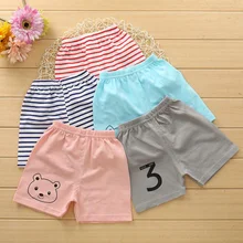 Halilo/летние шорты для маленьких девочек хлопковые шорты для маленьких мальчиков с героями мультфильмов повседневная детская одежда детские короткие штаны для девочек и мальчиков