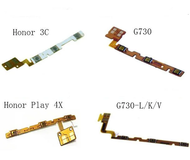 Гибкий кабель для Huawei Honor 5 3C 4X 4C X1 X2 Play 4X/C Enjoy G510 G730 G9 Кнопки громкости|volume button|flex