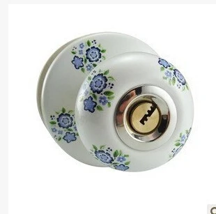 

Ceramic lock the door when indoor European ball lock hold hand lock copper core S-002B