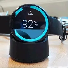 100% Original Moto360 Qi Wireless Charger Cradle for Moto 360 and 2ND Gen smartWatch (Black)