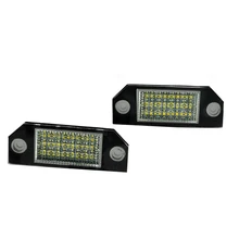 Auto wayfeng wf 2 pçs 12v branco 24 led número da placa de licença lâmpada luz para ford focus C-MAX mk2 fonte de luz do carro