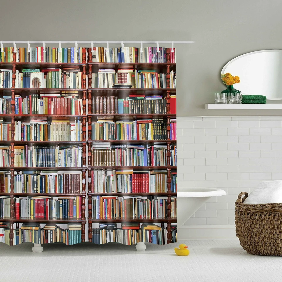Online Get Cheap 12 Bookshelf -Aliexpress.com Alibaba Group bookshelf Printed Polyester Waterproof Shower Curtain (include 12 pcs Hooks) 180*180cm( - Online Get Cheap 12 Bookshelf -Aliexpress.com Alibaba Group