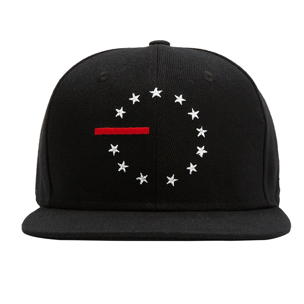 Модная шляпа в стиле хип хоп с круглой вышивкой Snapback кепки для мужчин и женщин