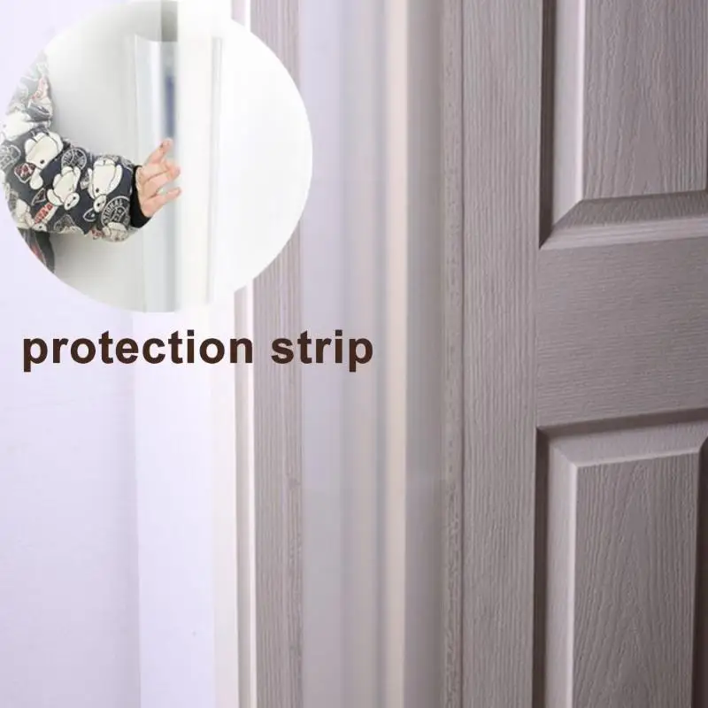 Childproof Door Protection Strip Side Protector Sticker Anti-pinch Guards