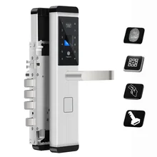 Fingerprint Door Lock Digital Fingerprint / Password / Key / Card 4 in 1 Lock Electronic Smart Door Locks For Home Office