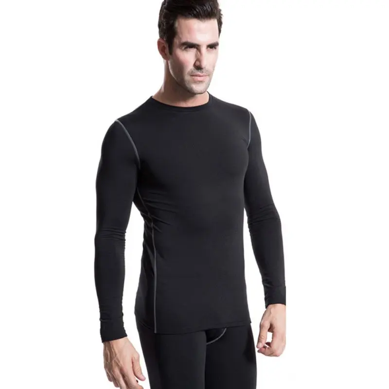 Men Warm Winter Long Sleeve & Long Johns Thermal Tight Body Fit ...