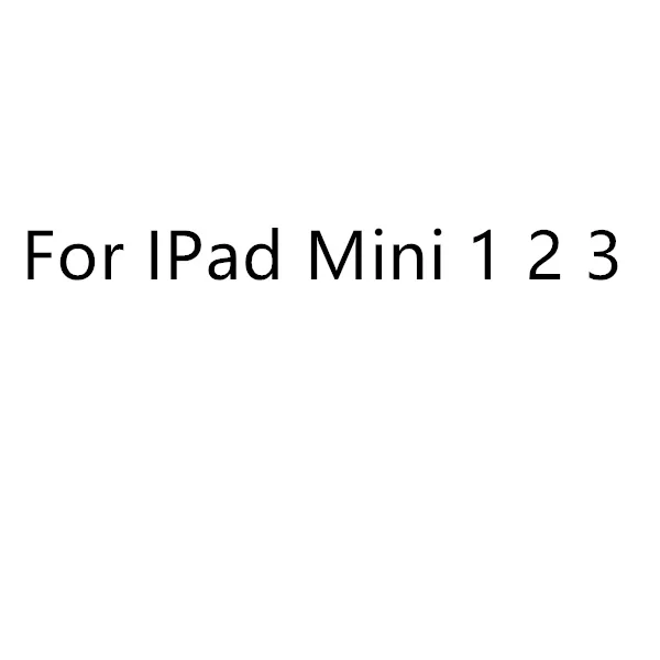 2 шт. Экран протектор Планшеты чехол Стекло чехол для Apple Ipad Mini 1 2 3 4 Ipad 5 Air Ipad 5 6 iPad Pro 11 10,5 9,7 дюймов Funda - Цвет: For ipad mini 1 2 3