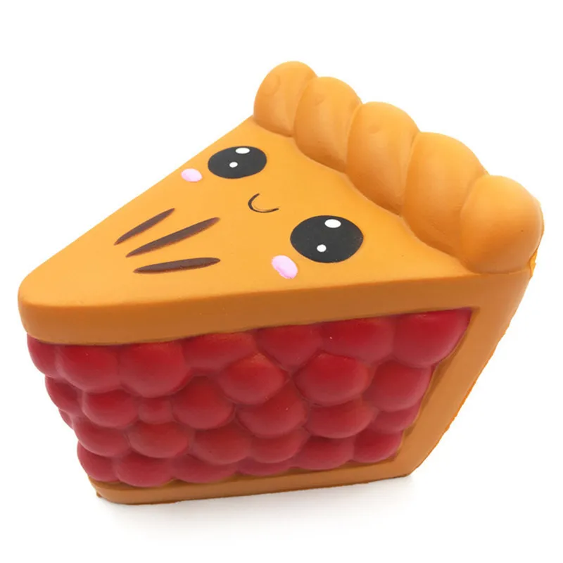 Kawaii лица Jumbo мороженое гамбургер торт Popcorn Печенье Пицца сожмите мягкими