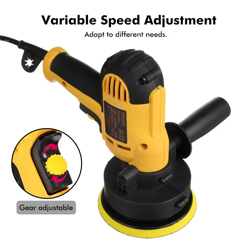 

700W Adjustable Speed Electric Car Polisher Waxing Machine 3700rpm Auto Polishing Machine Sanding Waxing Tools Car Accessories
