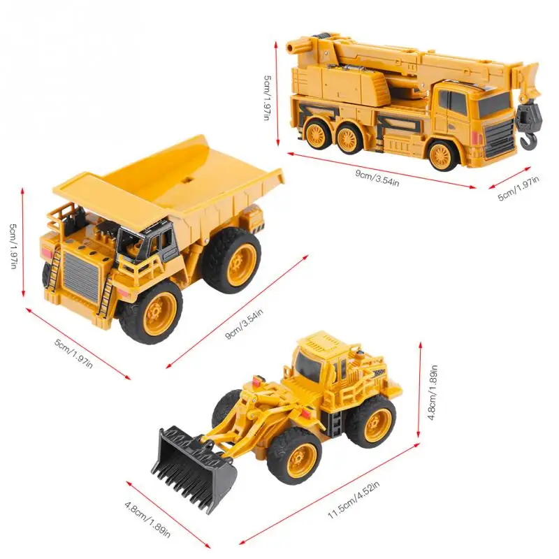 Лидер продаж 1/64 RC экскаватор грузовик игрушечный экскаватор/демпфирующий