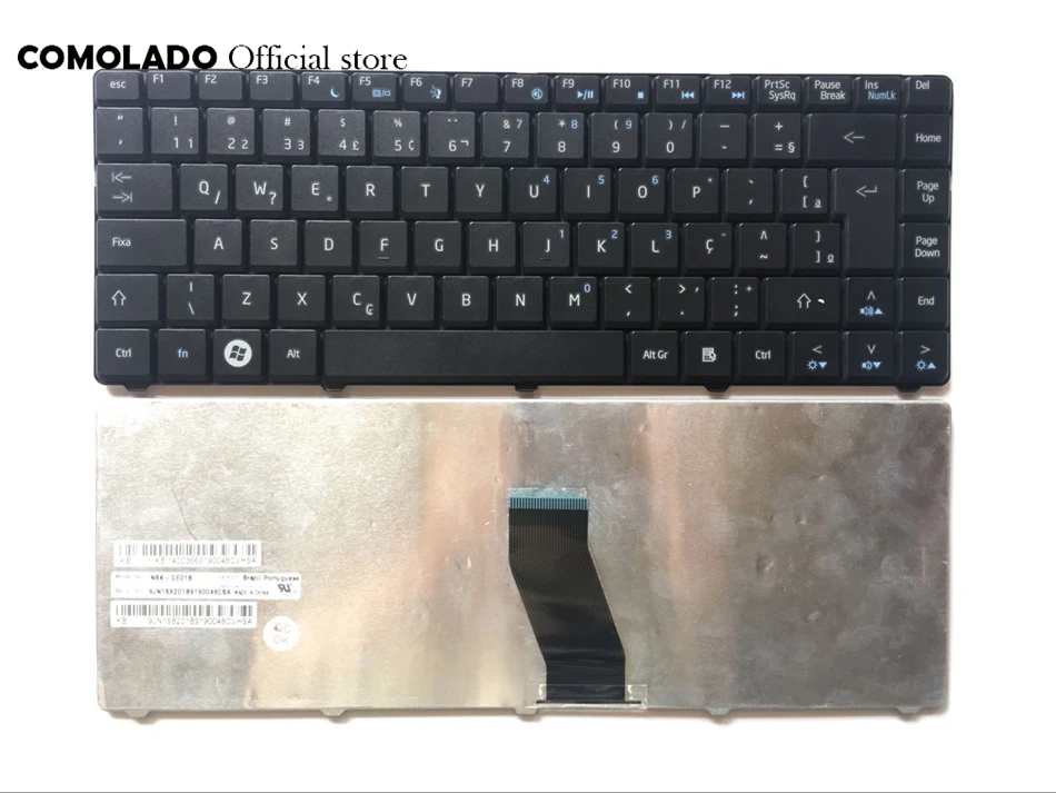 BR Бразилии Клавиатура для ноутбука Acer D525 D725 MS2268 4732Z 3935 D726 4732 Z06 Z07 4732ZG Черный клавиатуры макет BR