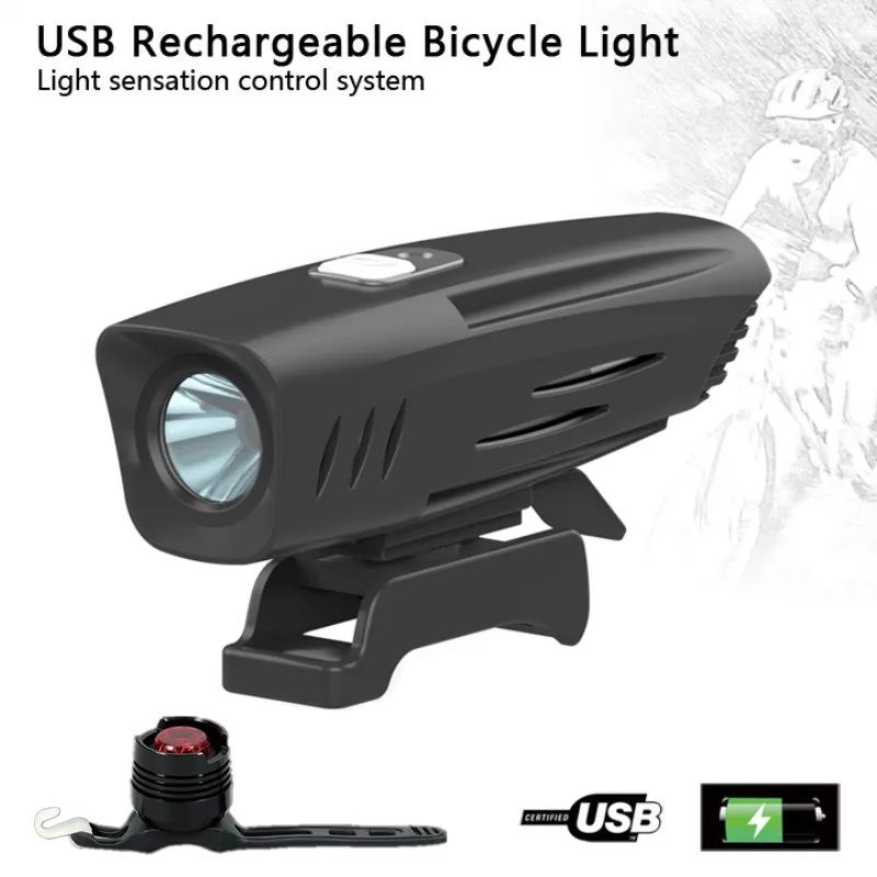 Встроенный 2600 мАч 18650 Аккумулятор для велосипеда T6 LED фара для велоспорта передние фары задняя безопасность с велосипедным задним светом|Велосипедная фара| | АлиЭкспресс