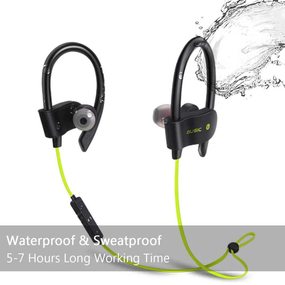 Наушники Bluetooth наушники Audifonos спортивные Sweatproof для бега iphone Samsung Android
