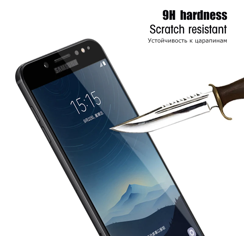 

GerTong Screen Protector For Samsung Galaxy J4 J6 J7 J8 2018 J3 J5 2017 J7 Duo Prime2 A6 A8 Plus 2018 Full Cover Tempered Glass