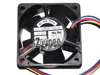 

zyvpee 60*25mm HDF6025L-12HB-50A 12V 140mA 3 wires 3 pins cpu server cooler,6cm Case Fan