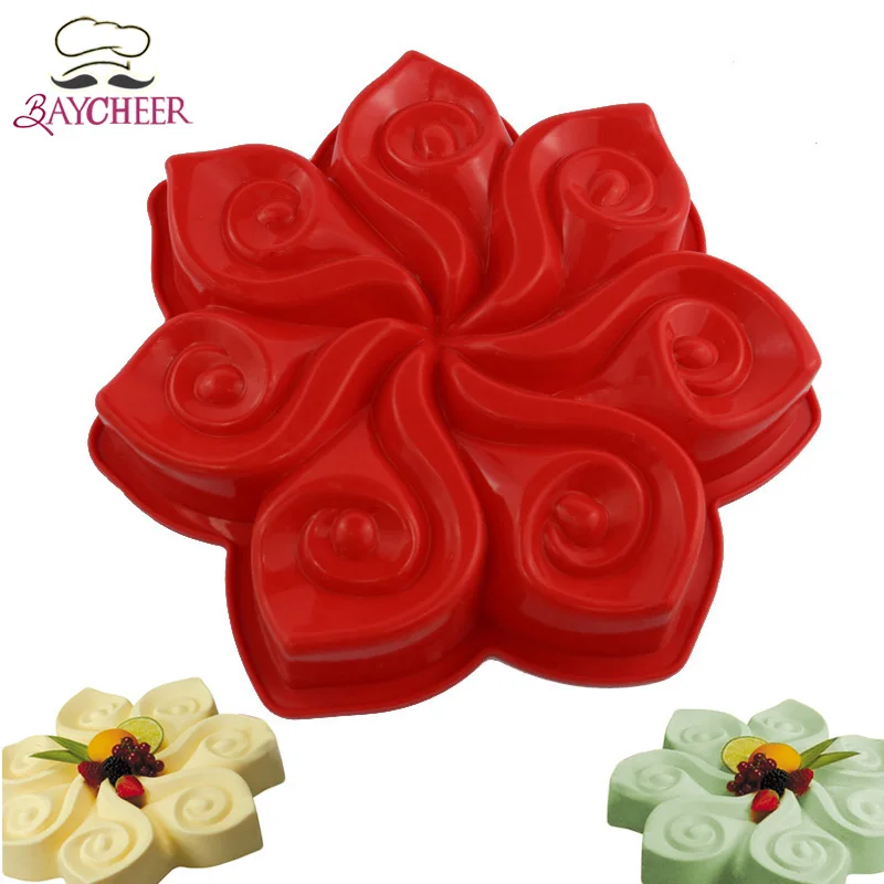 Buy 1PCS Non Stick Bakery Flower Shape Cake Decorating