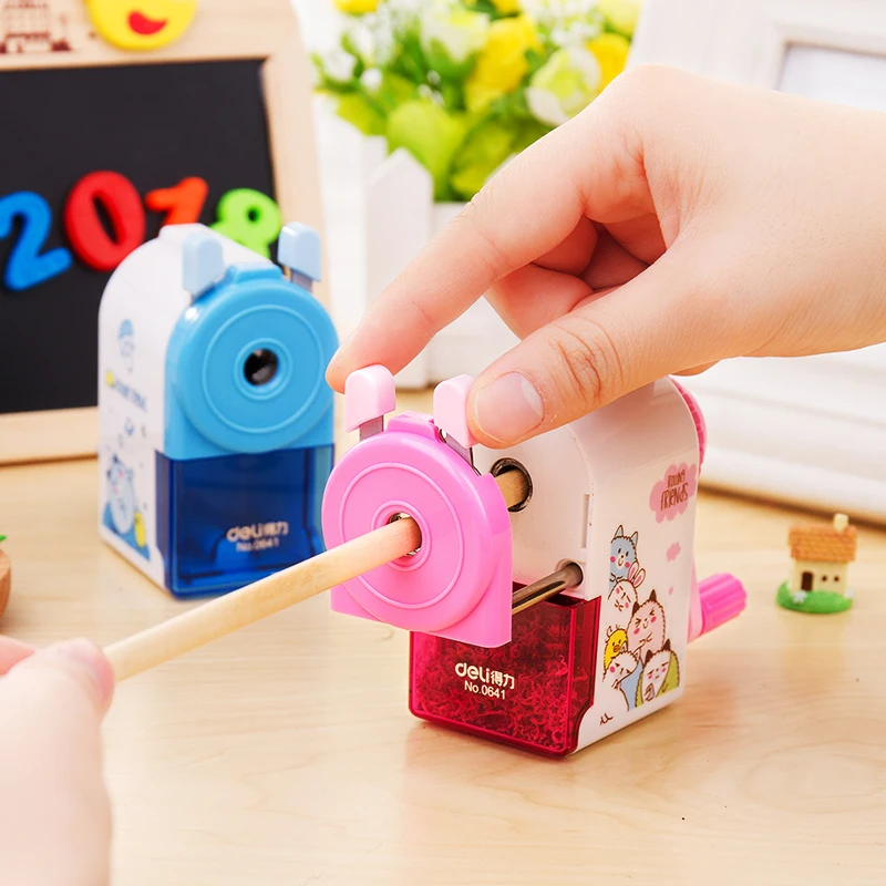 

Rolling friends Mechanical pencil sharpener machine Manual sharpeners for kids gift Kawaii Stationery School supplies A6764