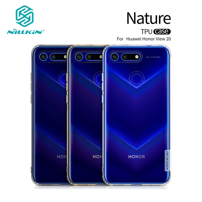 

Huawei Honor View 20 Case Cover Nillkin Nature Series Transparent Clear Soft TPU Case for Huawei Honor V20 View 20 6.4 inch