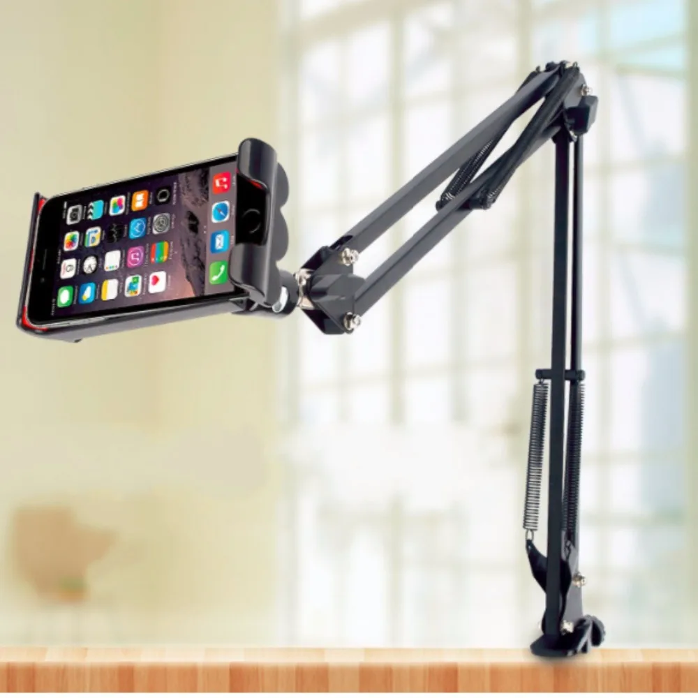 Metal Lazy Tableside Bedside Stand Mobile Phone Tablet PC Foldable Holder For iPad/ipad air mini | Мобильные телефоны и