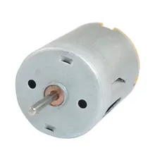 8000 RPM 9 V ma High Torque Magnético Cilíndrico Mini DC Motor de Plata