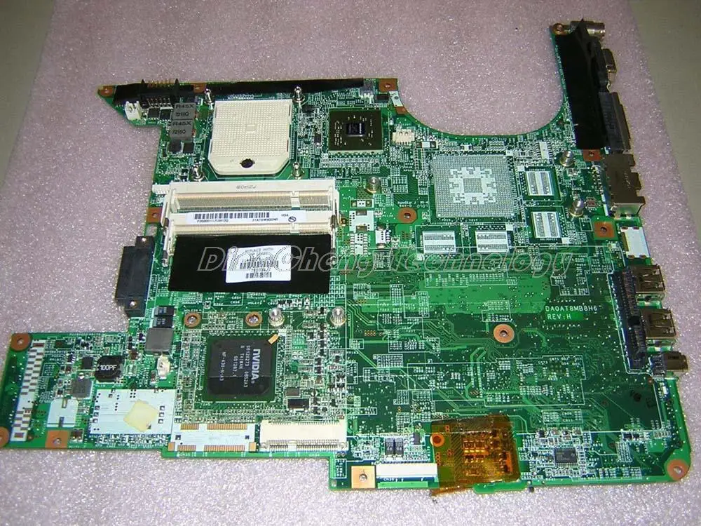 

SHELI laptop Motherboard For hp DV6000 443775-001 for AMD cpu with integrated graphics card DDR2 100% tested fully