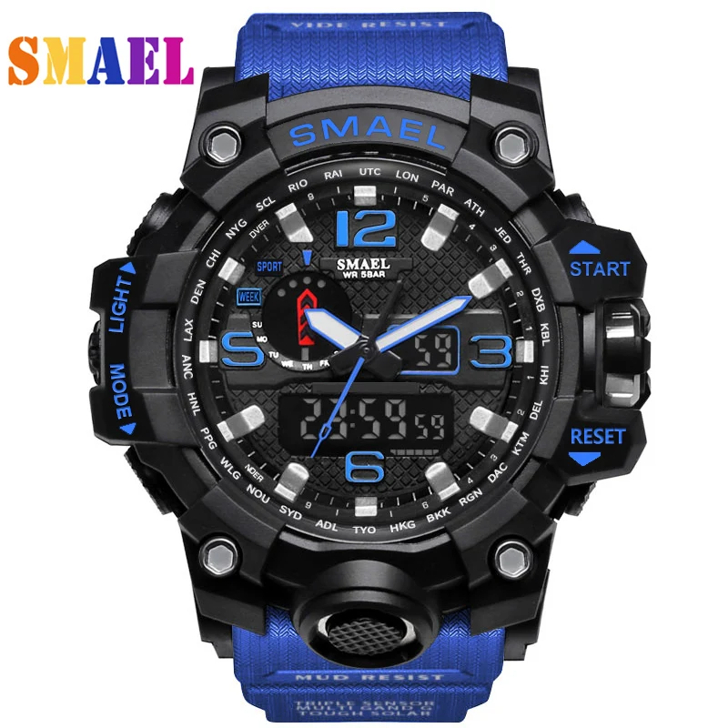 

2018 Military Sports Watch Men Top Brand Luxury Famous Electronic LED Digital Wrist Watches Male Clock For Man Relogio Masculino