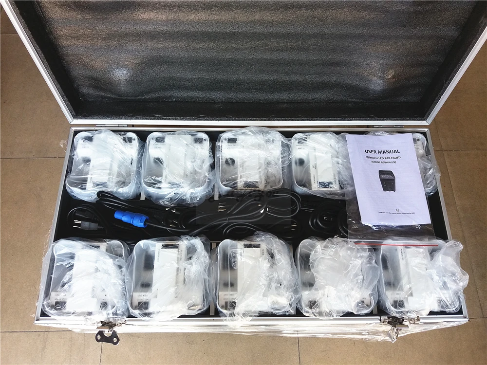 6x18w Battery PAR 15