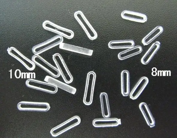 

( Size 8mm 10mm ) 100pcs/lot rubber stopper , For fix 8mm 10mm slide letter on the bracelet , wristband keychains
