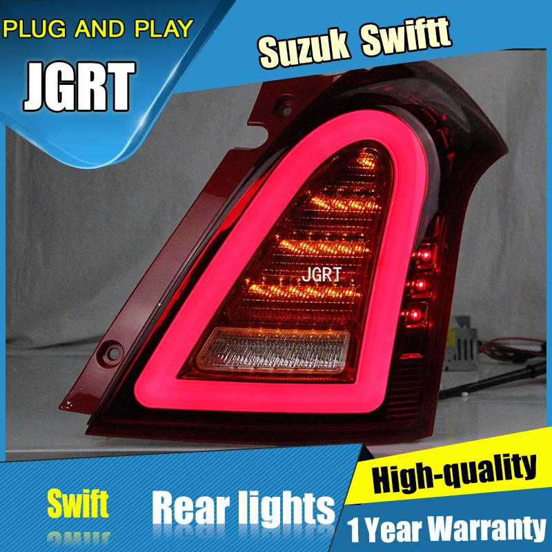 2PCS Car Styling for Suzuki Swift Taillights 2005-2014 for Swift LED Tail Lamp+Turn Signal+Brake+Reverse LED light 2PCS Car Styling for Suzuki Swift Taillights 2005-2014 for Swift LED Tail Lamp+Turn Signal+Brake+Reverse LED light