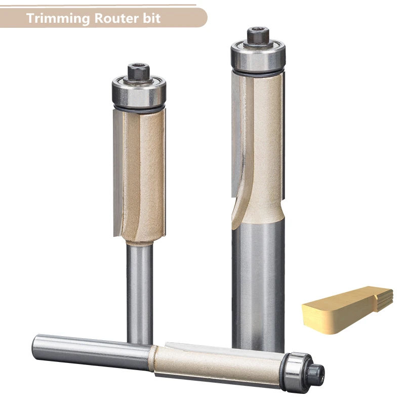 1 шт., твердосплавный деревообрабатывающий фрезерный станок с ЧПУ, фрезерный резак, дерево, МДФ, 2 флейты прямой концевой фрезы, триммер Гравировальный Бит