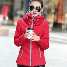 Wadded Clothing Female 2016 New Women’s Winter Jacket Down Cotton Jacket Slim Parkas Ladies Coats Plus