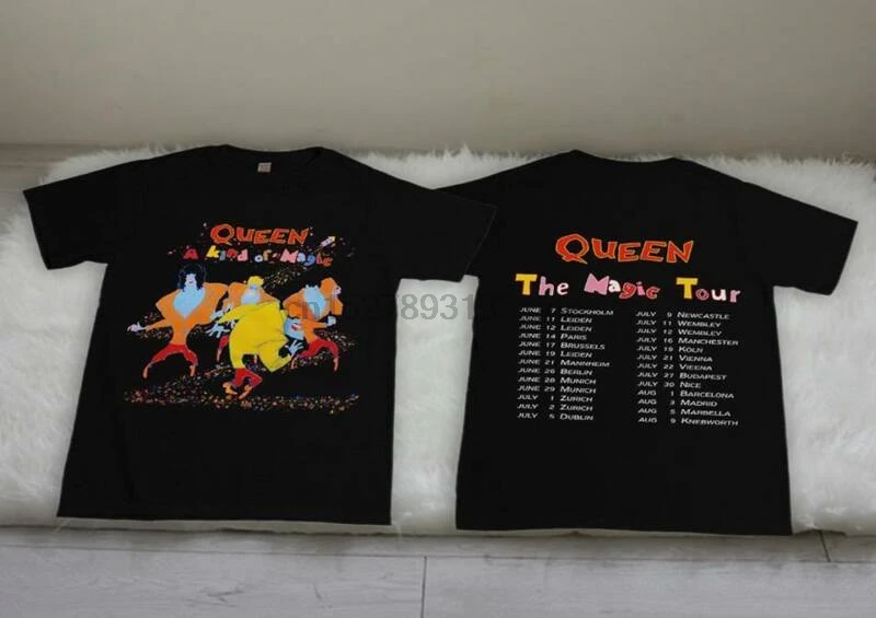 

Queen A Kind Of Magic Europe Tour 1986 T SHIRT USA SIZE