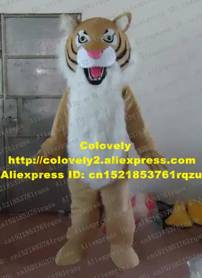 激しい黄褐色虎tigerkinあばずれ女山猫野生猫caracalオセロットマスコット衣装漫画のキャラクターマスコットzz363 Fs Cat Mascot Fscar Mascots Aliexpress