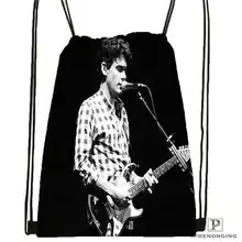 Custom john-mayer-@01- Drawstring Backpack Bag Cute Daypack Kids Satchel (Black Back) 31x40cm#180611-03-125