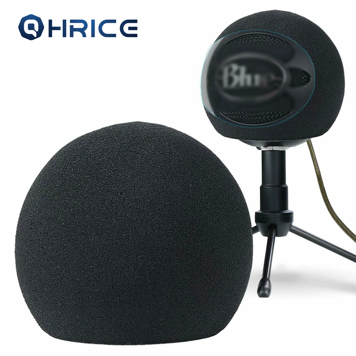 

pad windshield artifical fur windscreen microphone Wind foam cover muff windscreen for Blue snowball Professional Mic cover part