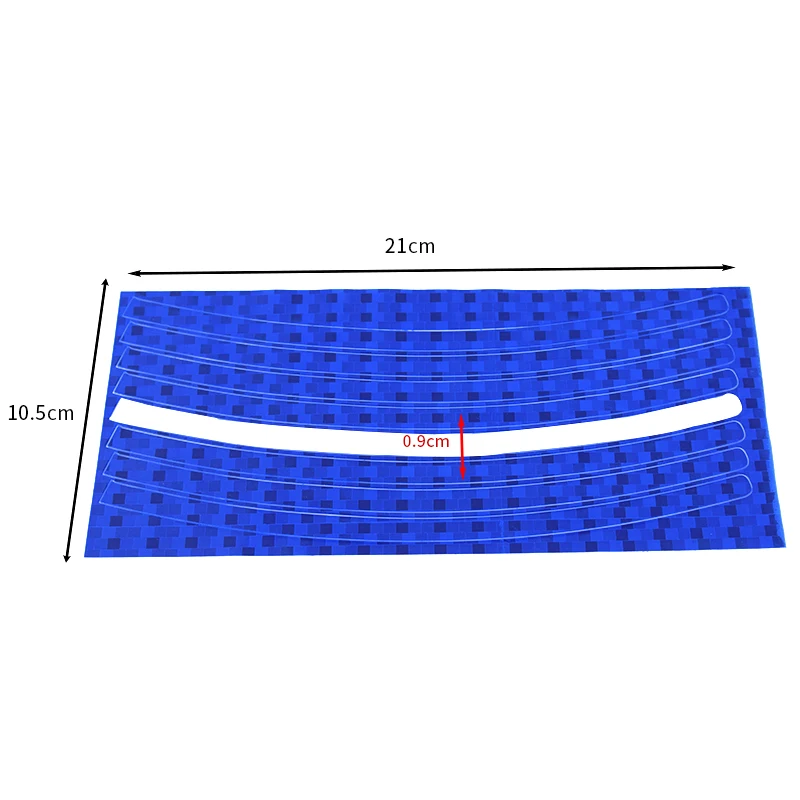 Новые флуоресцентные цветные велосипедные колеса мотоцикла шины светоотражающие наклейки полоса Декаль лента безопасности