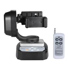 Zifon YT-500 controle remoto pan tilt auto motorizado girando cabeça de tripé vídeo estabilizador para smartphone tripé cabeças