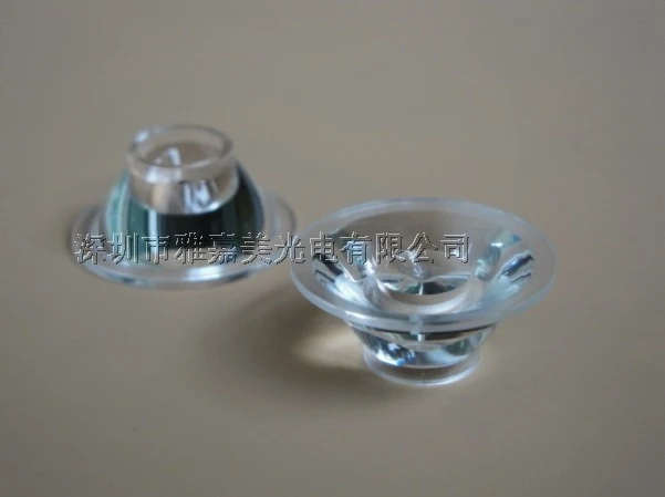 

led lens 22mm 30 degrees Smooth surface Led reflector lens , power 1W 3W lenses,LED Optical lens
