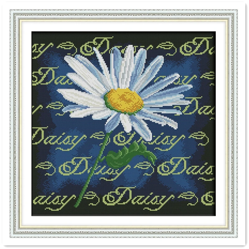 Набор для вышивки Маргаритка (2)|cross stitch set|chinese painting kitprinted cross |