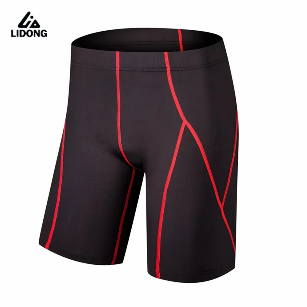 2017 New Men Running Shorts Sports Gym Clothing Compression Tights